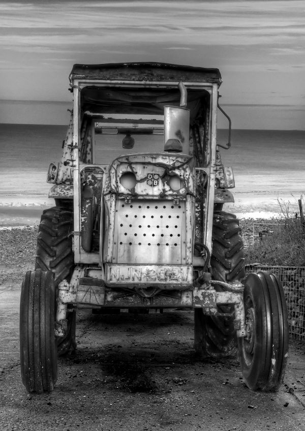 Fishermans Tractor. photoshop picture